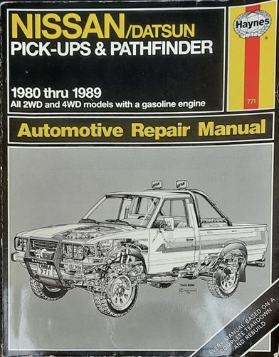 Haynes Automotive Repair Manual Nissan/Datsun Pickup & Pathfinder 1980-1989 Gas