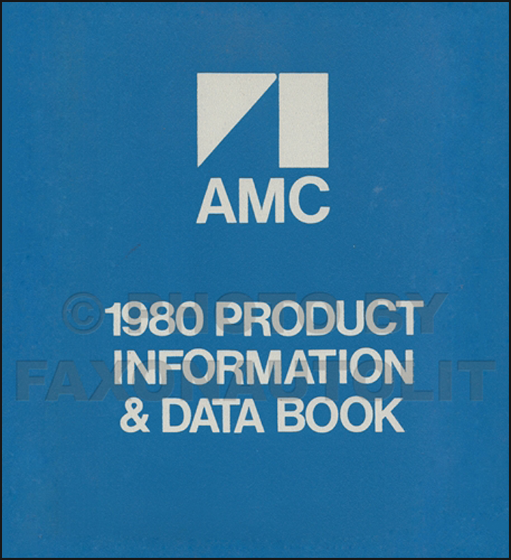 1980 AMC Color & Upholstery Album and Data Book Original