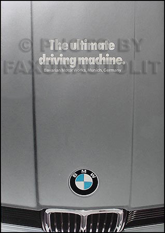 1980 BMW Sales Catalog Original 733i 320i 528i 633CSi