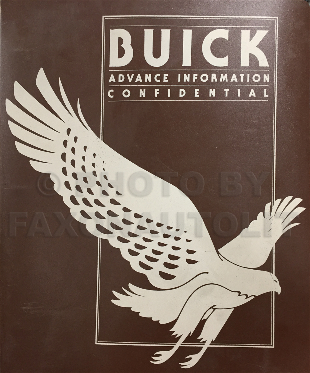 1980 Buick Advance Information Dealer Album Original