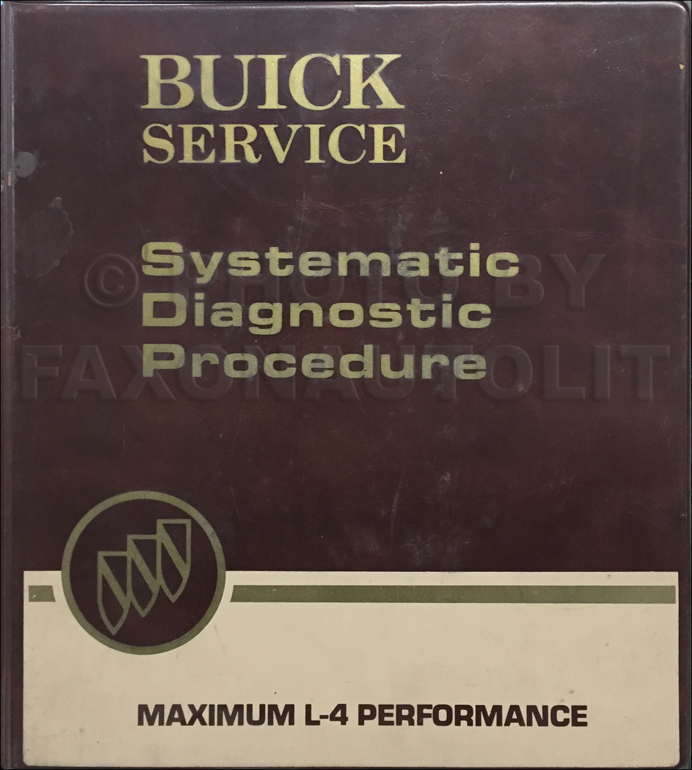 1980 Buick Skylark Systematic Diagnostic Training Manual Original Maximum L4 Performance