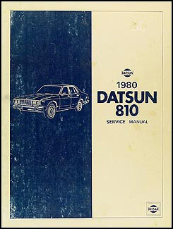 1980 Datsun 810 Repair Manual Original