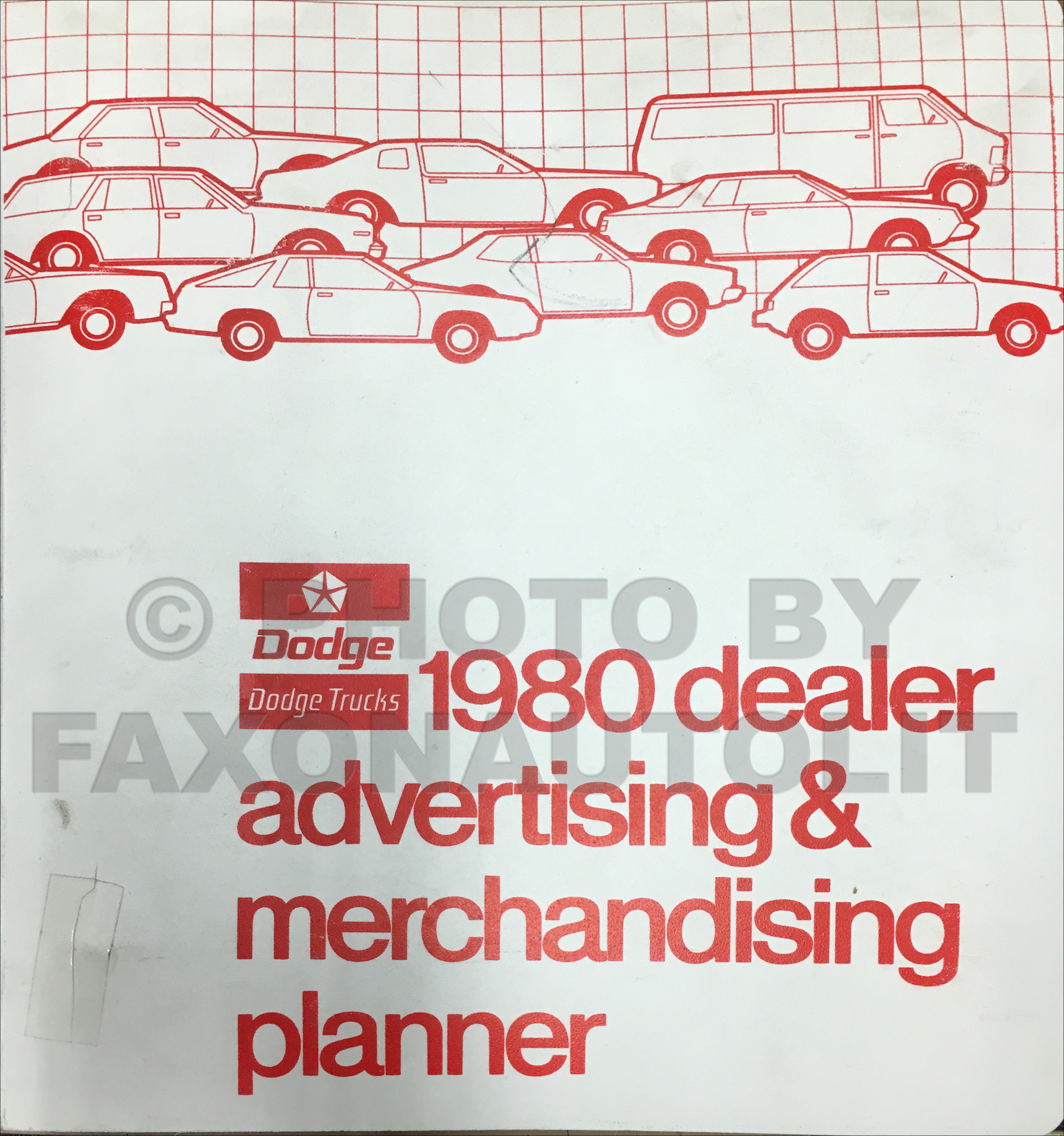 1980 Dodge Dealer Advertising & Merchandising Planner Original