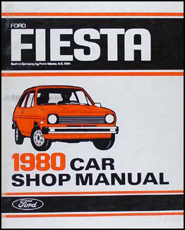 1980 Ford Fiesta Repair Manual Original  