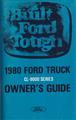 1980 Ford CL-9000 Owner's Manual Original