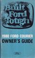 1980 Ford Courier Owner's Manual Original