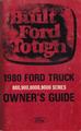 1980 Ford Heavy Duty Truck Owner's Manual Original 800 900 8000 9000