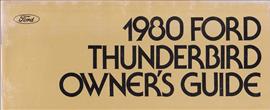1980 Ford Thunderbird Owner's Manual Original