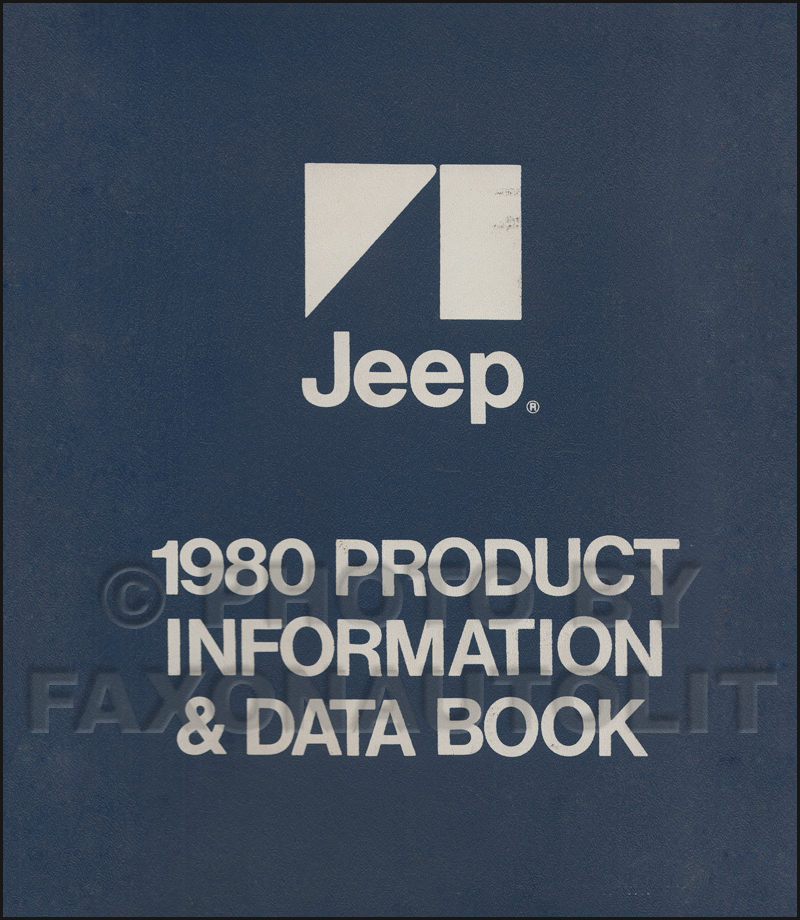 1980 Jeep Color & Upholstery Album and Data Book Original