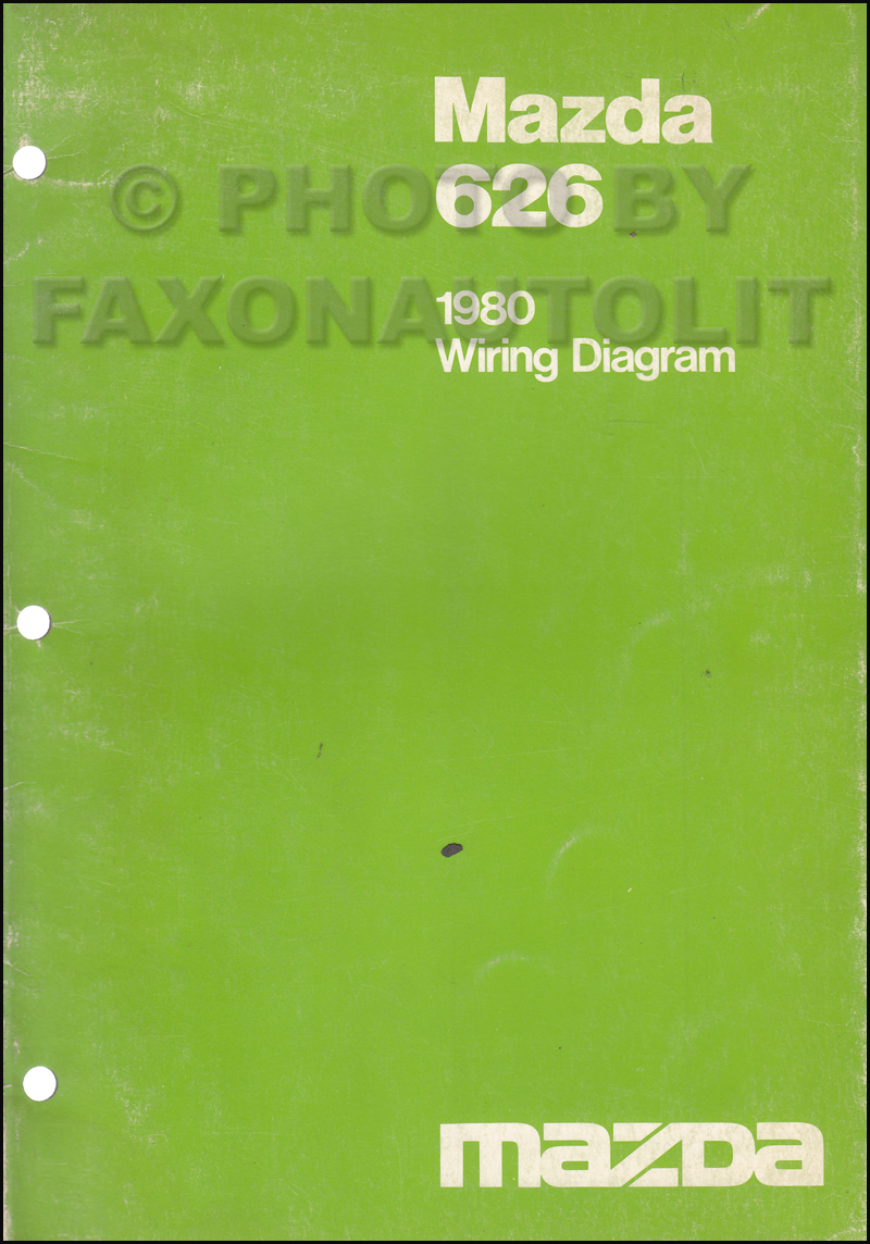 1980 Mazda 626 Wiring Diagram Manual Original