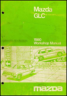 1980 Mazda GLC Repair Manual Original