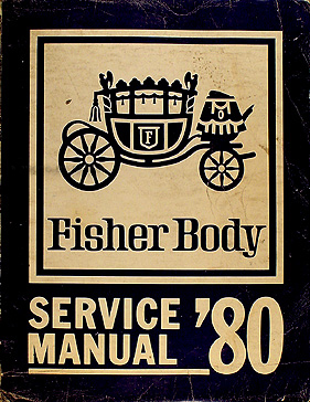 1980 Chevy Body Repair Shop Manual Original