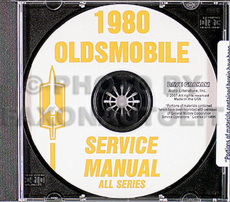 1980 Oldsmobile CD-ROM Shop Manual 