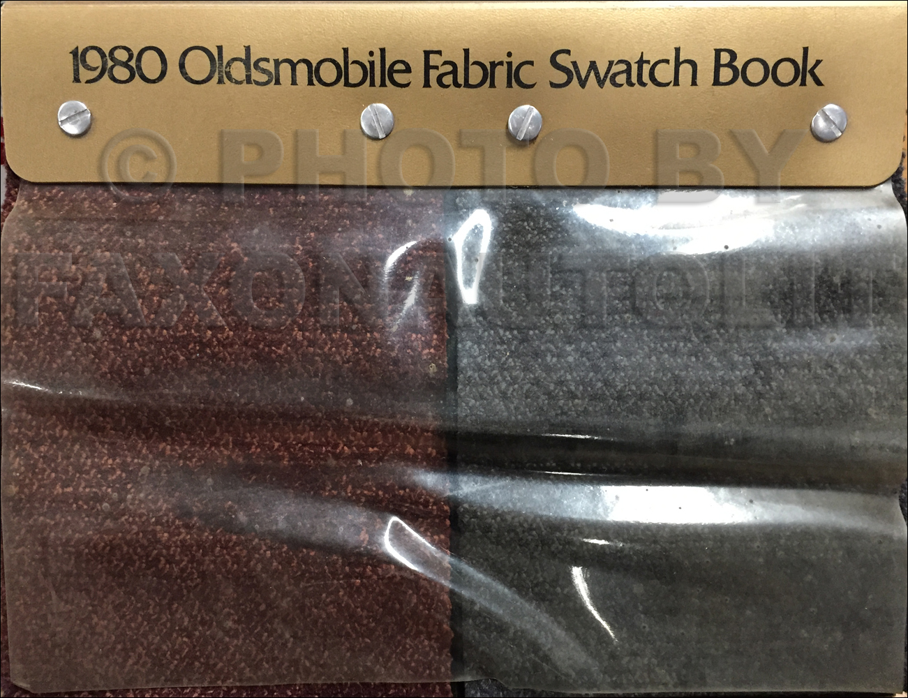 1980 Oldsmobile Interior Fabric Samples