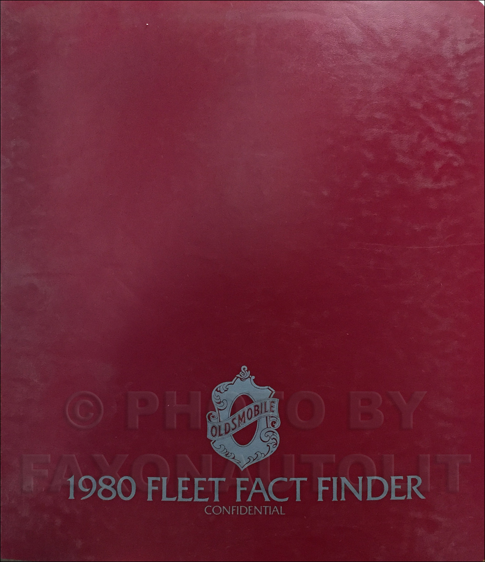 1980 Oldsmobile Fleet Buyer's Guide Dealer Album Original