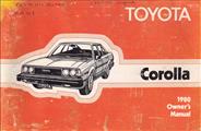 1980 Toyota Corolla Owner's Manual Original 