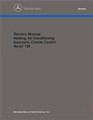 1981-91 Mercedes 126 A/C & Heater Reprint Repair Manual