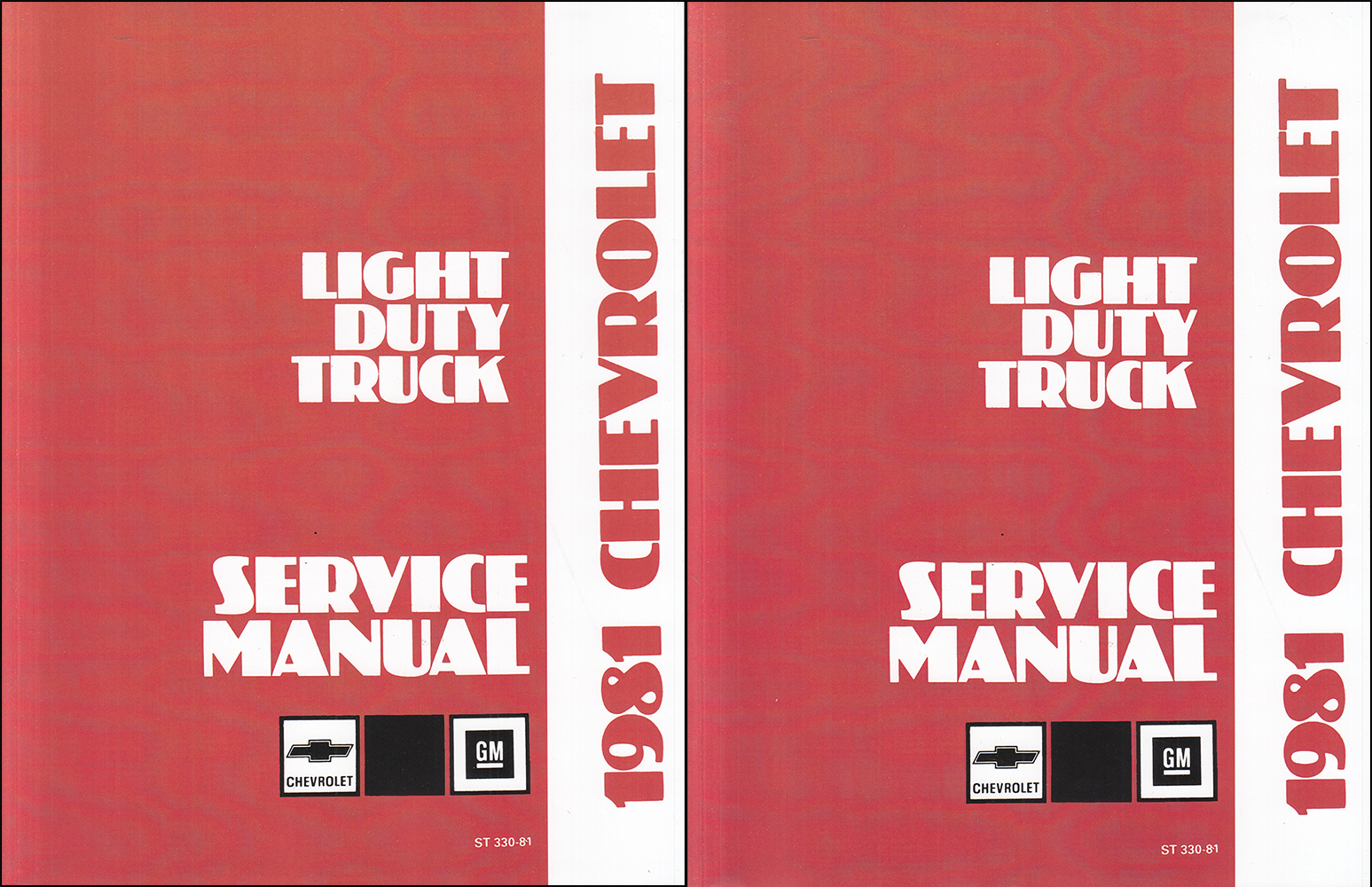 1981 Chevrolet Pickup Blazer Van and Suburban Shop Manual Original 