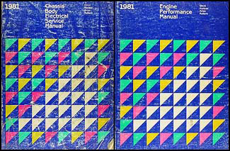 1981 FWD Repair Shop Manual Original 2 Vol. Set Omni Horizon Aries Reliant