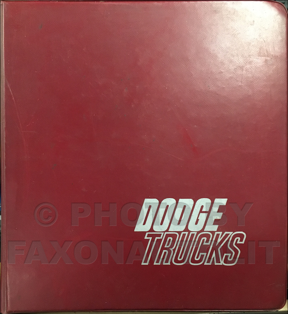 1981 Dodge Truck Data Book and Color & Upholstery Album Original