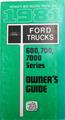 1981 Ford 600, 700, 7000 Owner's Manual Original Medium Duty Truck