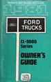 1981 Ford CL-9000 Owner's Manual Original