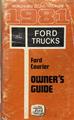 1981 Ford Courier Owner's Manual Original