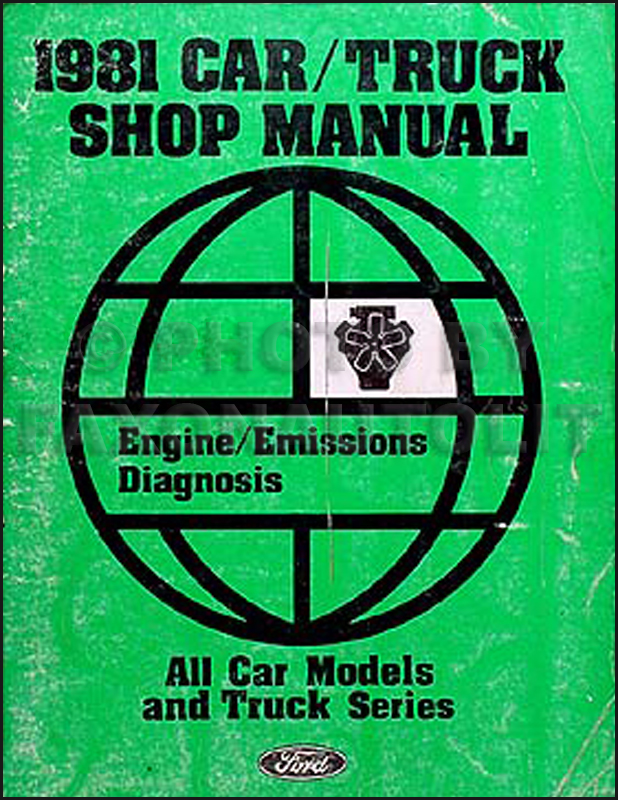 1981 Engine & Emissions Diagnosis Manual Original--All Cars & Trucks