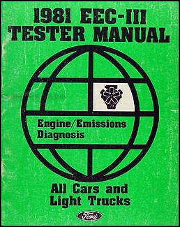 1981 Ford EEC-III Tester Engine Emissions Diagnosis Manual