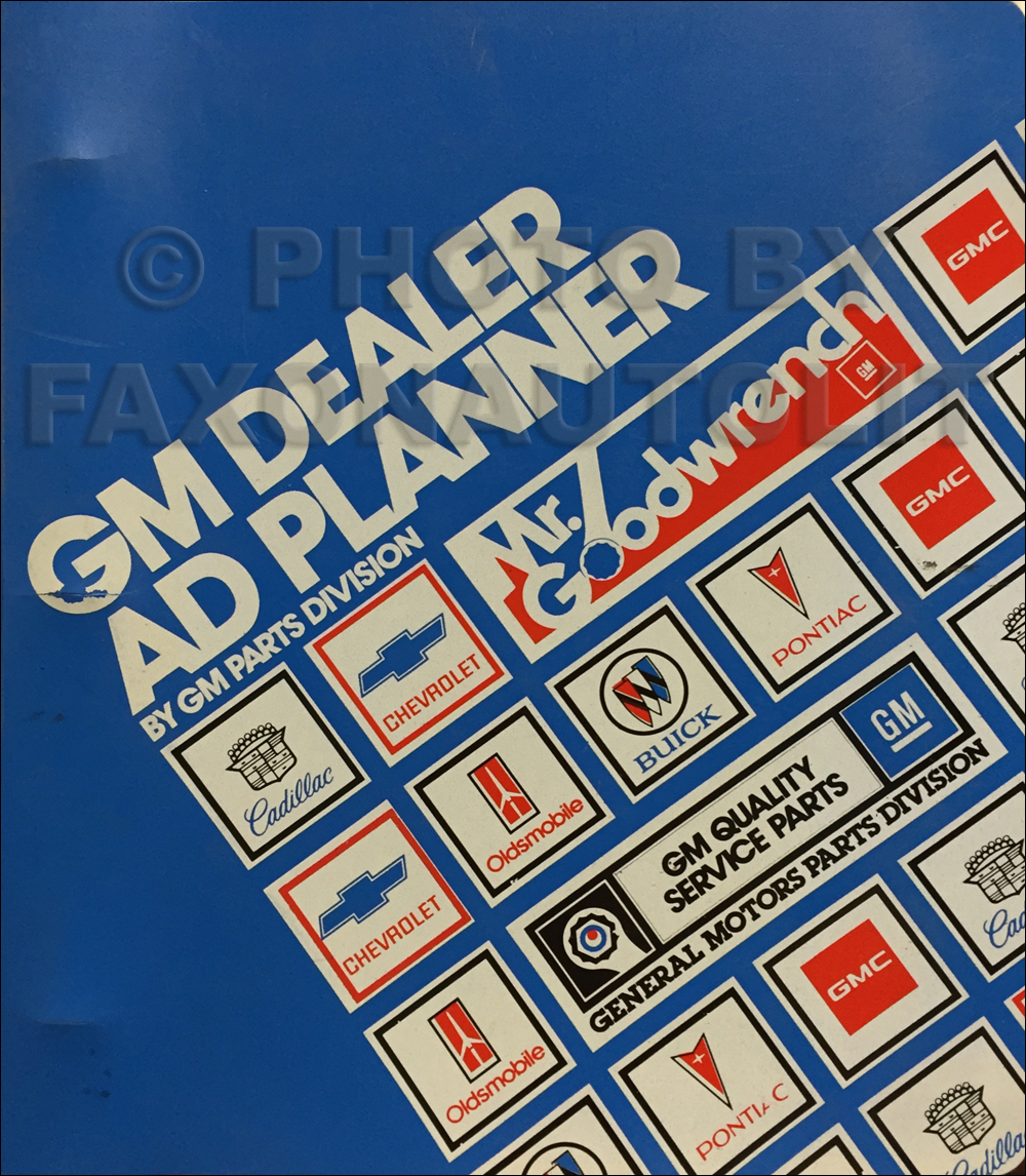 1981 GM Service Merchandising Ad Planner Dealer Album Original