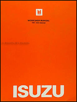 1981 Isuzu I-Mark Diesel Engine Repair Manual Original