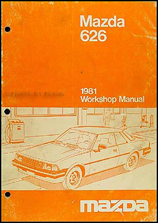 1981 Mazda 626 Repair Manual Original
