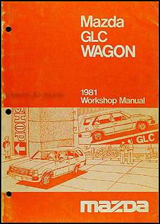 1981 Mazda GLC Wagon Repair Manual Original 