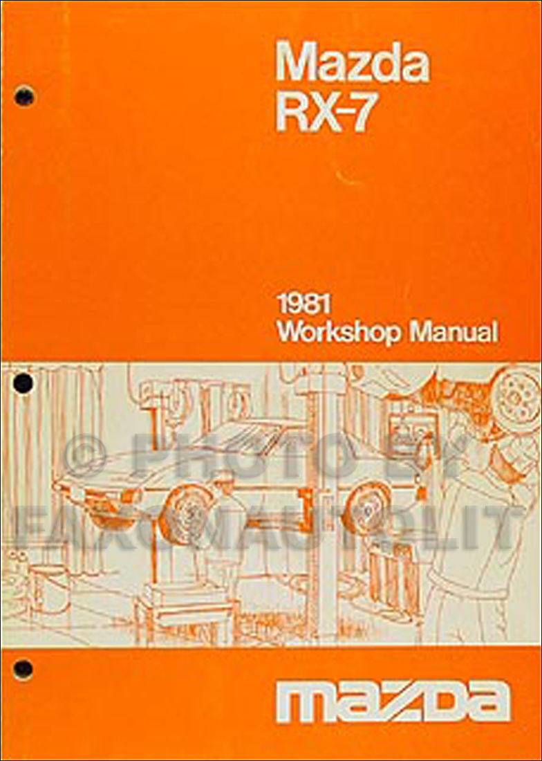 1981 Mazda RX-7 Repair Manual Original