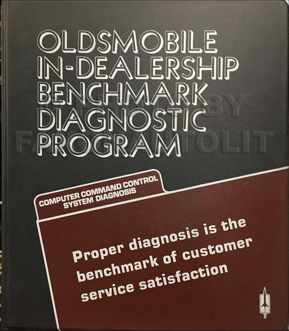 1981 Oldsmobile Benchmark Diagnositc Program Service Training Manual Original
