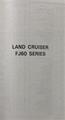 1981 Toyota Land Cruiser FJ60 Electrical Wiring Diagram Original 4-door Gas