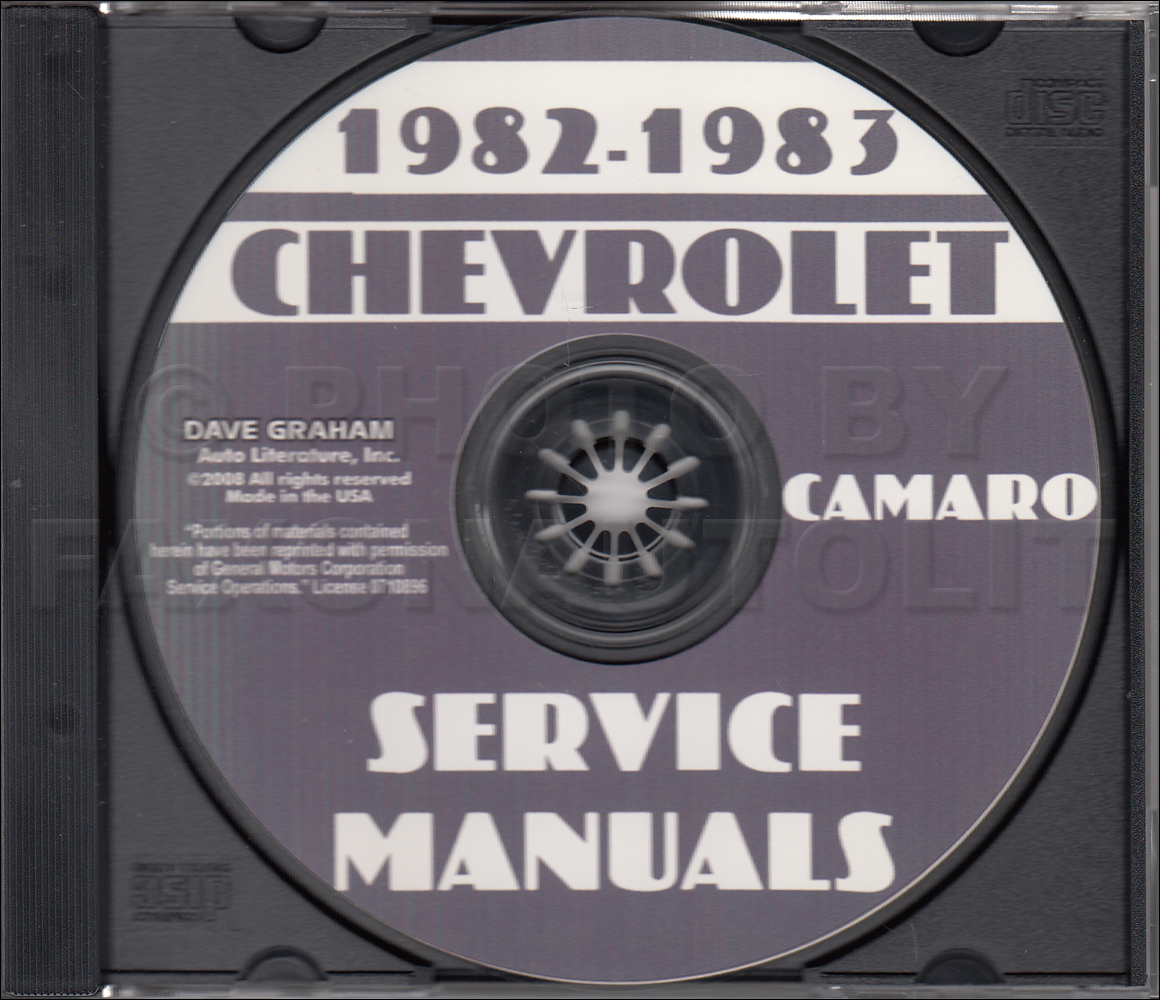 1982-1983 Chevrolet Camaro Repair Shop Manual CD