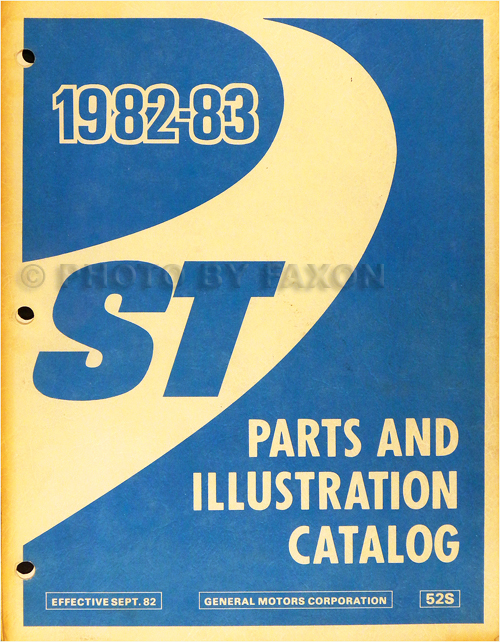 1982-1983 S10 S15 Jimmy Blazer and Pickup Parts Book Original