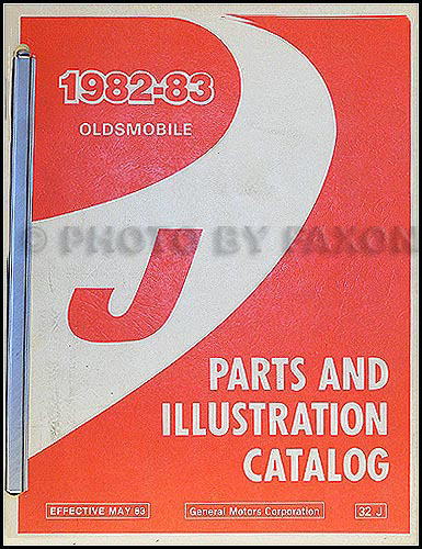 1982-1983 Oldsmobile Firenza Parts Book Original