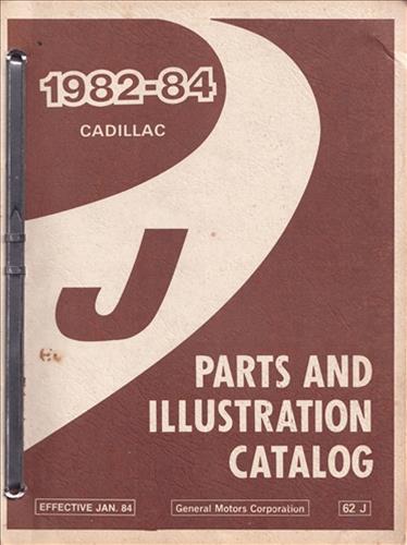 1982-1984 Cadillac Cimarron Parts Book Original