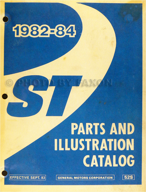 1982-1984 S10 S15 Jimmy Blazer and Pickup Parts Book Original