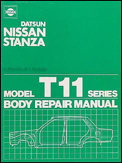 1982-1986 Nissan Stanza Body Repair Manual Original 