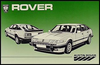 1982-1986 Rover 3500 Owner's Repair Manual 