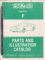 1982-1988 Pontiac Firebird Parts Book Original
