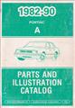 1982-1990 Pontiac 6000 Parts Book Original