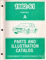 1982-1991 Pontiac 6000 Parts Book Original