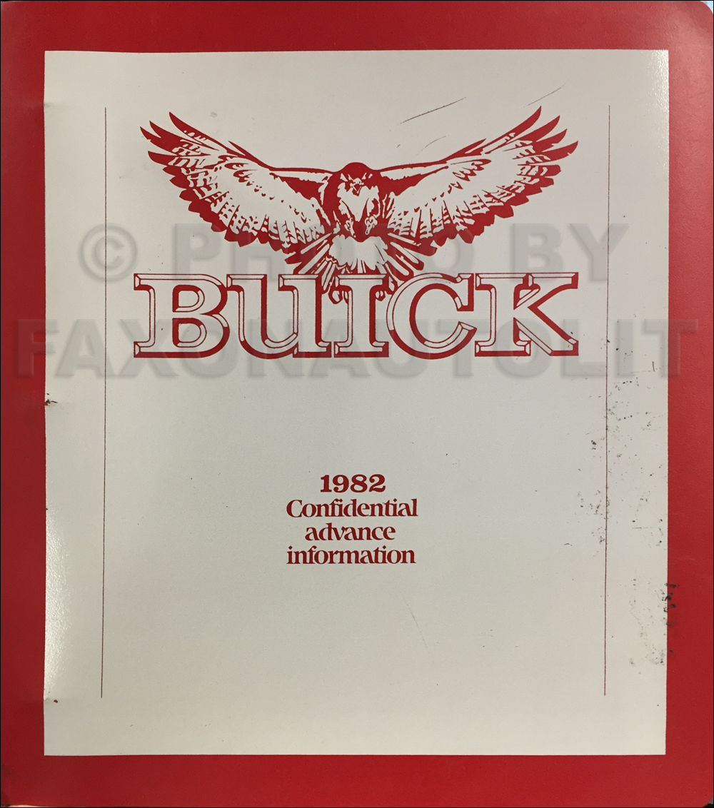 1982 Buick Advance Dealer Album Original