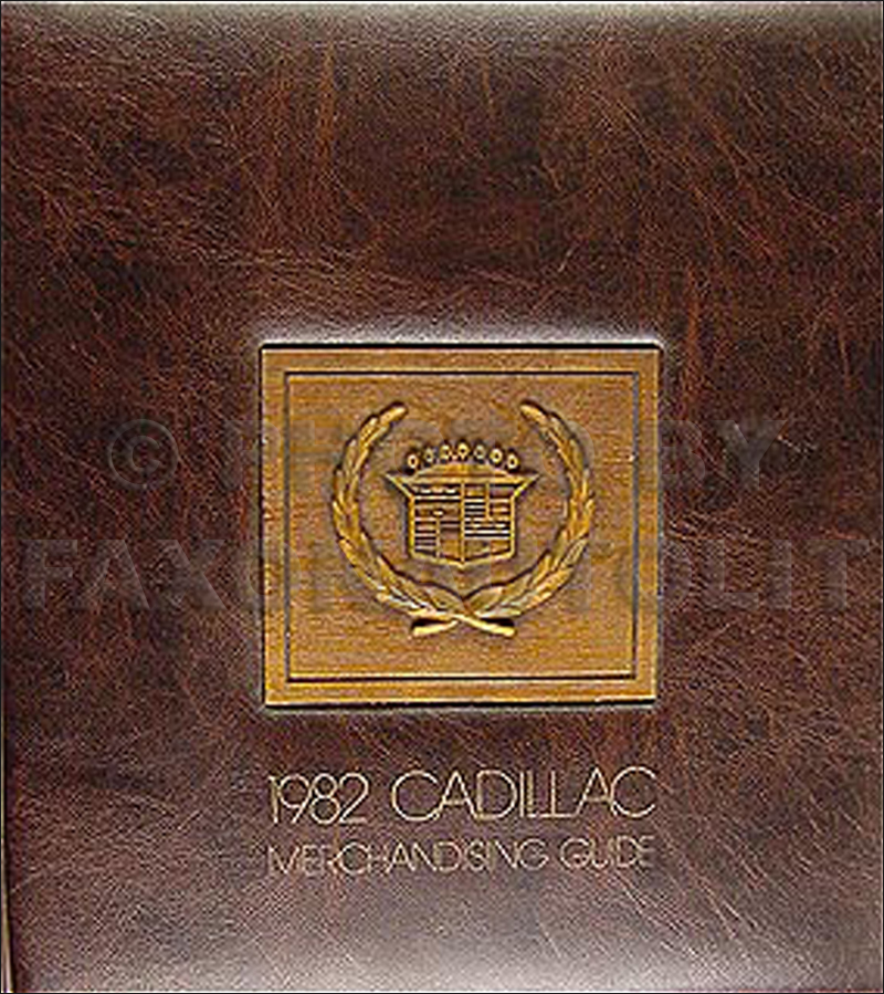 1982 Cadillac Merchandising Guide - Data Book and Color & Upholstery Album