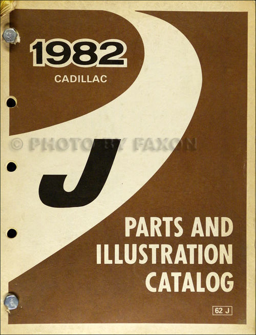 1982 Cadillac Cimarron Parts Book Original