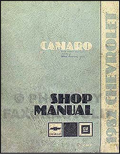 1982 Chevy Camaro Repair Manual Original
